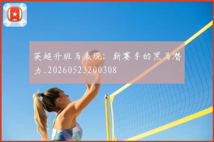 英超升班马表现：新赛季的黑马潜力_20260523200308